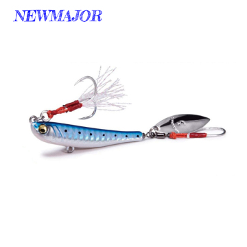 Newmajor高品質の30gメタル照明ジグルアー冬釣りのための