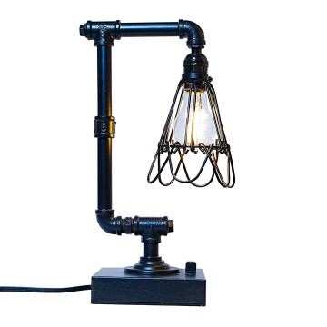 American industrial style table lamps