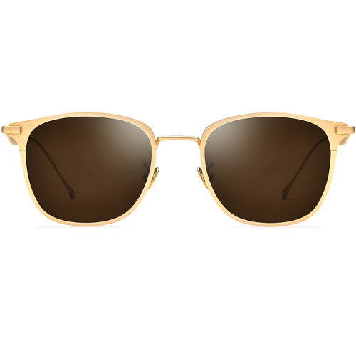 Round Retro Titanium Sunglasses