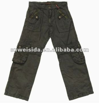 fashion children's dyed cargo pants
