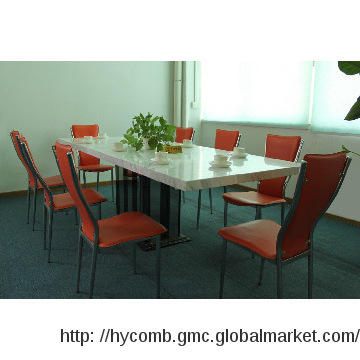rectangle conference table with aluminum honeycomb panel