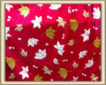Polyester printed 3D coral fleece fabric wholesale