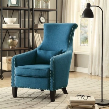 Modern Hotel Balcony Reclining Fabric Recliner Lounge Chair