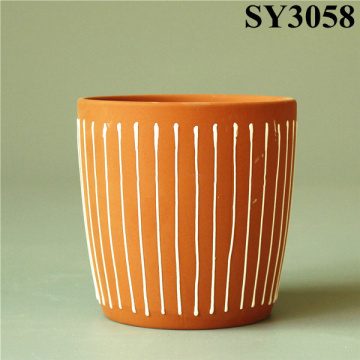 Pot Terracotta Indoor Unik Dengan Lubang Side