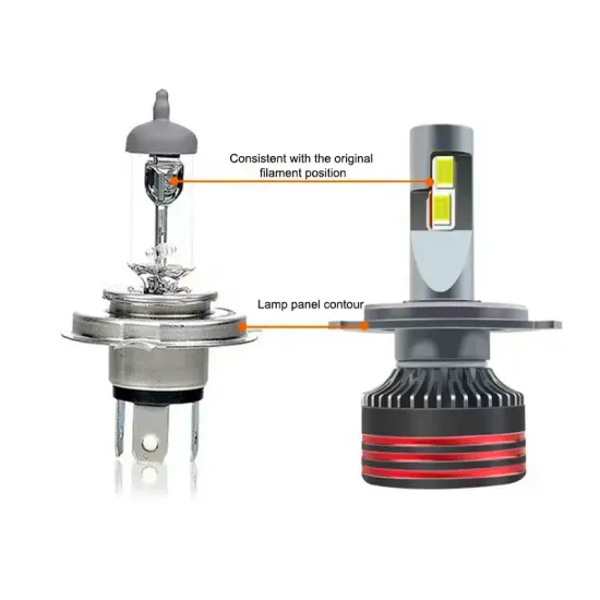 Factory Sale M8 Pro H4 H7 120W Car Light Bulbs H13 9004 9007 LED Headlight Bulb for Auto Lighting System