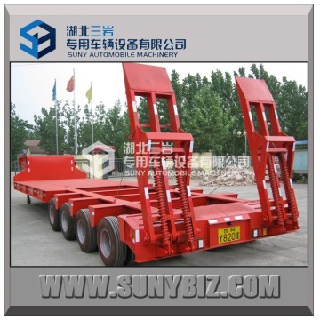 Steel Material and Truck Trailer Use low bed trailer
