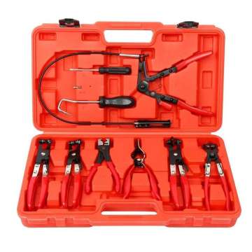 Professional 9 PC Flexible Hose Clamp Pliers Set for Car and Household Repairs