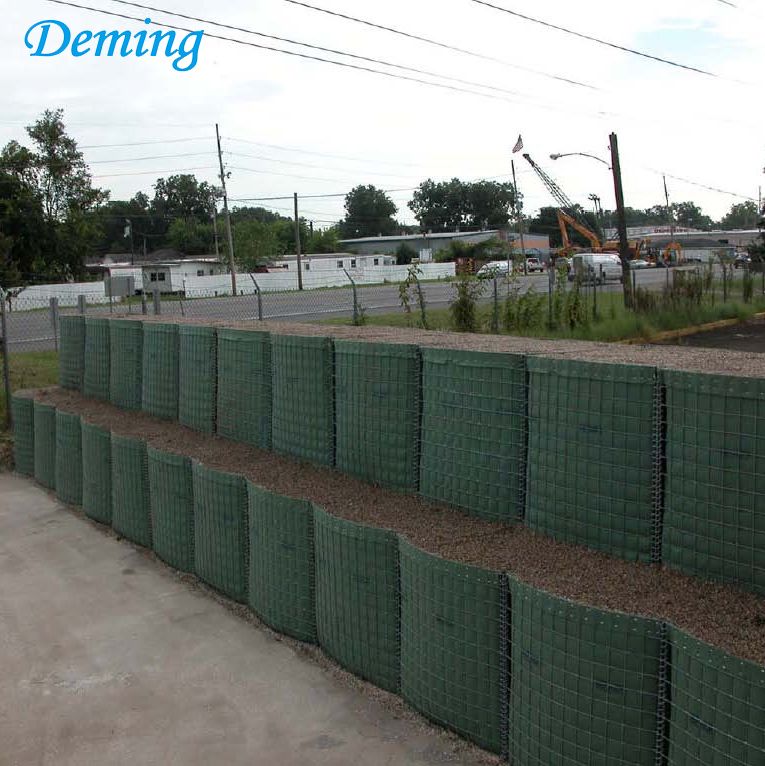 1.0m Height Galvanized Hesco Bastion Flood Barrier