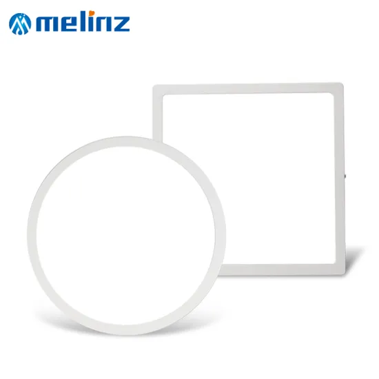 MELINZ Minimalistic LED Panel Lighting - Round/Square Aluminum Bedroom Light 6/12/18/24W