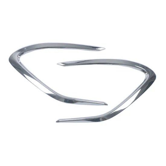 Chrome Exterior ABS Fog Light Eyebrow Trim Strips for Toyota Camry 2021
