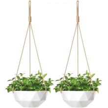 9 Inch Ceramic Hanging Planter