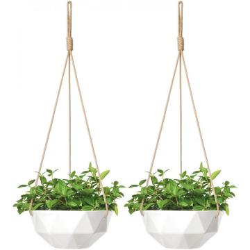 9 Inch Ceramic Hanging Planter