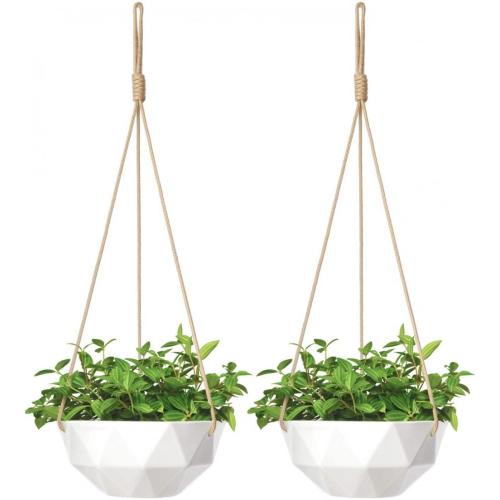 9 Inch Ceramic Hanging Planter