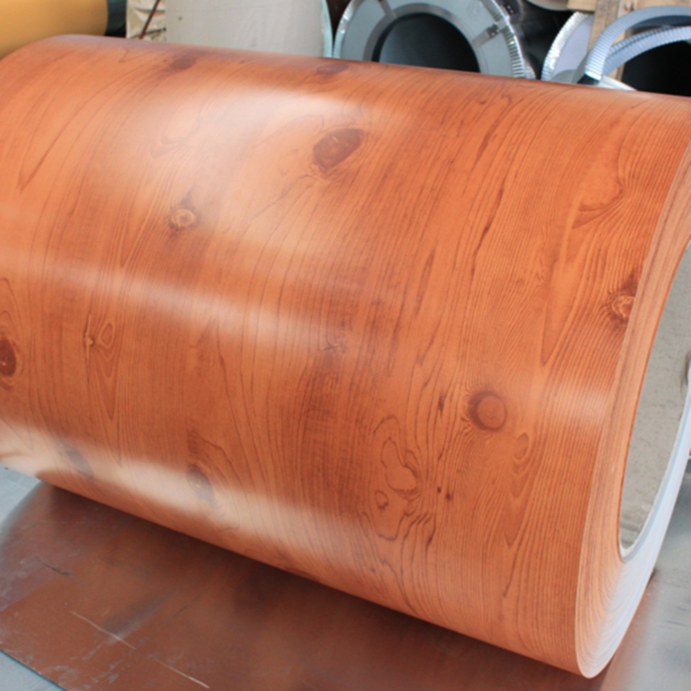 oak wood pattern steel
