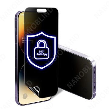 NANOBLIND 360 Degree Anti-Peeping Blue Light Privacy Filter for iPhone 14 Series