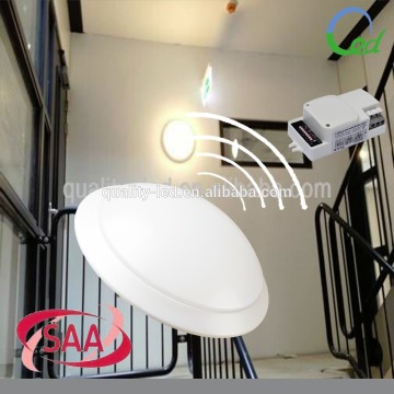 SAA IP44 round led shower ceiling light with sensor dimmable