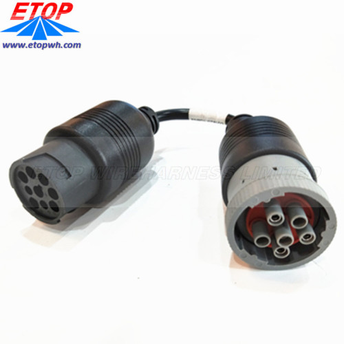 Cable de diagnóstico hembra OBD2 a conector hembra J1708