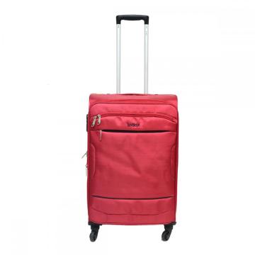 Lady Carry on Soft Upright Trolley Suitcase