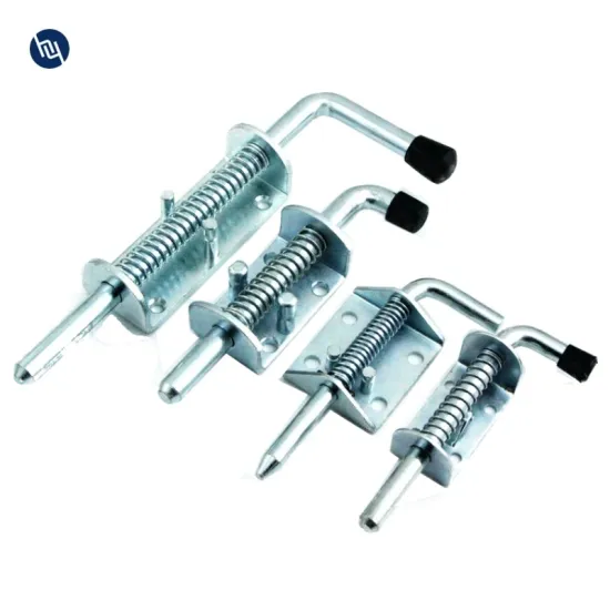 10mm to 16mm Spring Pin Latch Bolt for Fence Gate and Trailer