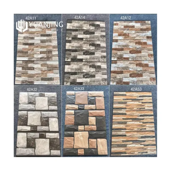 Modern 3D Glazed Ceramic Porcelain Tiles - 200x400mm - Ideal for Villas, Hotels, and Exterior Walls