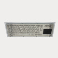 Robte Metall -Tastatur mit Touch Pad