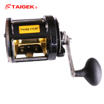 TAIGEK 25kg Drag Power Catfish Saltwater Baitcast Reel for Big Game Trolling