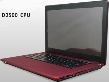 Laptop Netbook Notebook Atom D2500, Support 3G /WiFi, DVD-RW