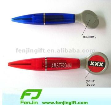 Plastic magnet ball pen