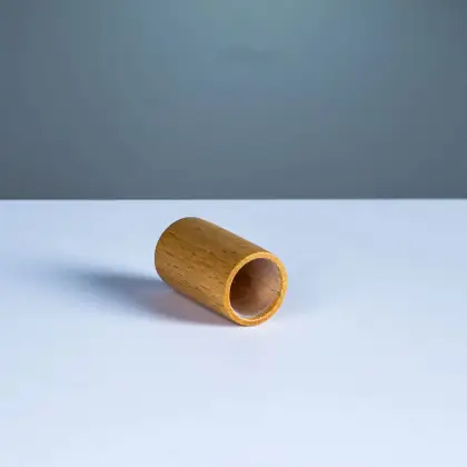 Perfume Atomizer with Wood Cover Portable Fragrance Bottle