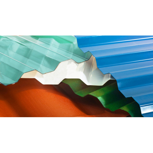 Linha de produção de folha de policarbonato PC Folha de policarbonato de corrugado para coberturas