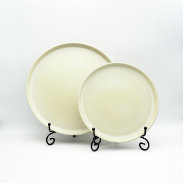 Hot Sale Noordse kleurglazuur marmeren gerechten bord sets servies servies porselein keramisch dinerbord serviesgoed