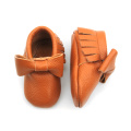 Mocassins de bebê menina bowknot interno para crianças por atacado