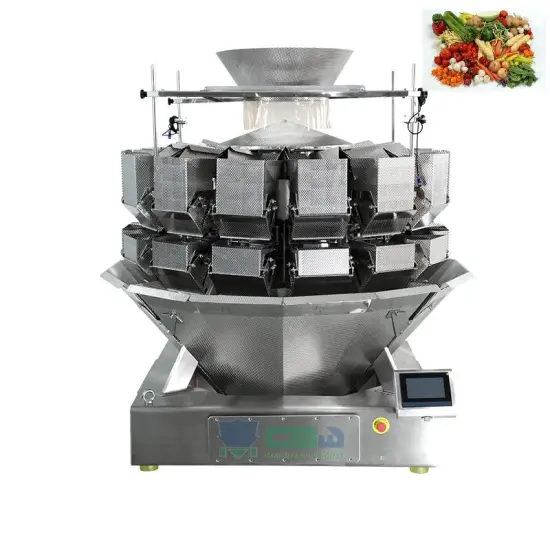 Multihead Weigher for Salads and Vegetables: Large Volume Packaging Machine