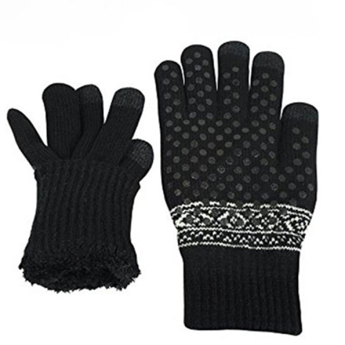 Promotional Custom Winter Acrylic Magic Knitted  Gloves