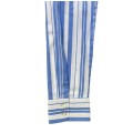 Womens Blue and White Striped long sleeve shirt