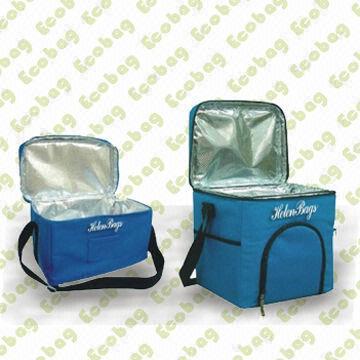 Promotional Cooler Bags, Made of Insulated 210D 100% RPET Fabric