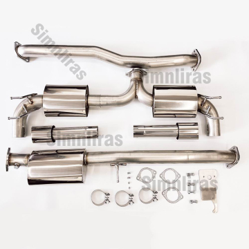 Stainless Steel 3 inch exhaust cat backfor 2019–2025 Mazda 3 2.0L 2.5L 2.5T Mid Pipe 4WD