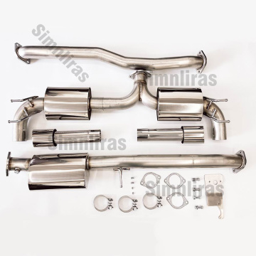 Edelstahl 3 -Zoll -Auspuffkatze zurück für 2019–2025 Mazda 3 2,0 l 2,5 l 2,5T Mid Pipe 4WD