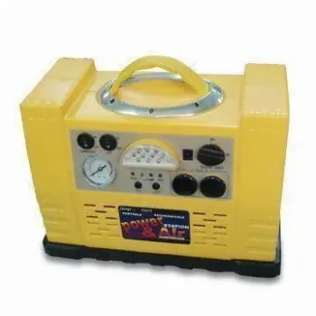 Portable Power Station with Air Compressor and Built-in 12V, 17Ah Lead Acid Battery