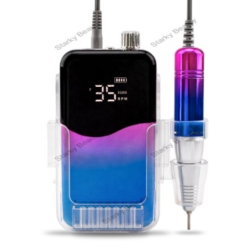 Portable Rechargeable Electric Nail Polisher & Drill Machine - 35000 RPM