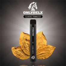 Hot-selling Disaposable Onlyrelx Bar 800 puffs vape