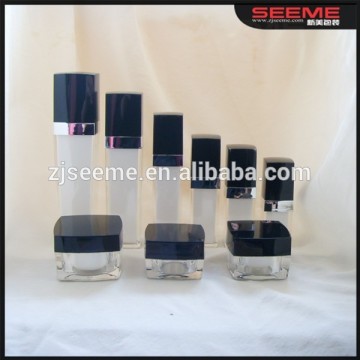 Square acrylic bottle for cosmetics 140ml,plastic bottle acrylic colour paint