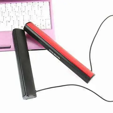 Ultra-slim super bass USB sound bar for laptop