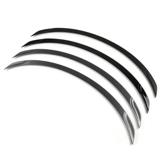 Performance GT Rear Roof Spoiler in Matte Carbon Fiber Look for Tesla Models 3, Y, S, and X 2023