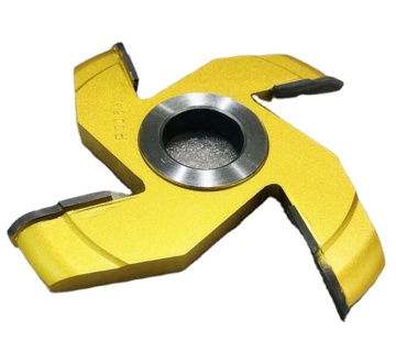 Herramientas de carpintería personalizada: 4 Teeth TCT Shaper Door Core Plate Plate Caballas de cortador