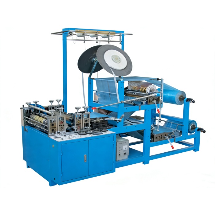 Máquina para cubrir mangas de PE