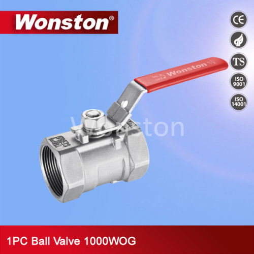 Stainless Steel One Piece Ball Valve Pn64