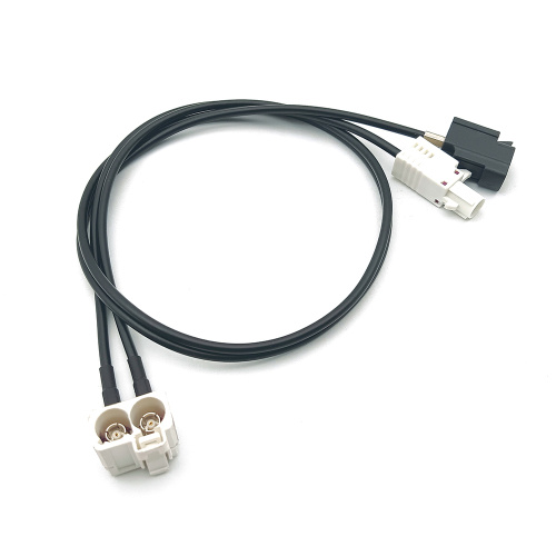 Dual Fakra Female to Fakra Radio Antenna Cable