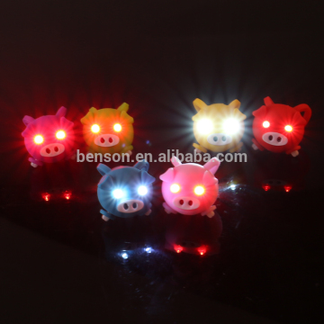 New Silicone Cycling Bike Bicycle LED Front Rear Flash Light Lamp alarm light