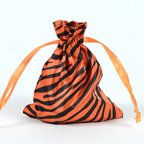 animal print satin bag